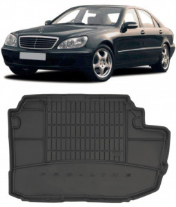 Mercedes clasa S W220 Sedan din 1998 - 06.2005, Tavita Pentru Portbagaj Lux Premium Dedicata, Cu Navigatie / Cd / Dvd *1 accesorii pentru autoturismul tau - masina v189066