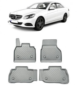 Mercedes E-Class W213 Din 04.2017 - Prezent, Coupe , Set Covorase Auto Tip Tavita Premium 3D, din cauciuc accesorii pentru autoturismul tau - masina v164989