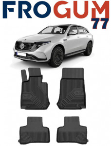 Mercedes Eqc Din 05.2019 - Prezent, Suv , Set Covorase Auto Tip Tavita Premium 3D, din cauciuc accesorii pentru autoturismul tau - masina v163849