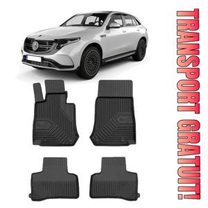 Mercedes Eqc Din 05.2019 - Prezent, Suv , Set Covorase Auto Tip Tavita Premium 3D, din cauciuc