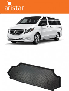 Mercedes Evito W447 Van din 11.2020 - Prezent, Tavita Pentru Portbagaj Lux Premium Dedicata, Base Long Ampatament Lung In Spatele Randului 3 *1 accesorii pentru autoturismul tau - masina v202955