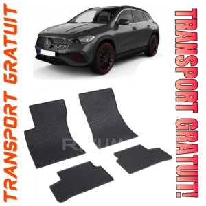 Mercedes Gla H247, Suv, fabricat din 12.2019 - Prezent, set covorase auto dedicate, din cauciuc 100% Premium