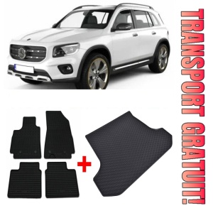 Mercedes GLB Set Covorase + tavita portbagaj auto Mercedes GLB X247 fabricatie 11.2019 - prezent, caroserie suv, portbagaj inferior si superior