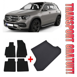 Mercedes GLE Set Covorase + tavita portbagaj auto Mercedes GLE II PHEV fabricatie 03.2020 - prezent, caroserie suv, 5 locuri