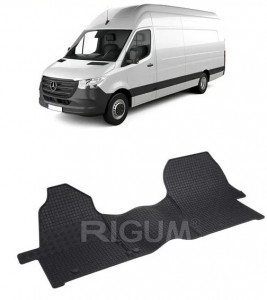 Mercedes Sprinter III, Van, fabricat din 2018 - Prezent, 2-3 Locuri, set covorase auto dedicate, din cauciuc 100% Premium accesorii pentru autoturismul tau - masina v160270