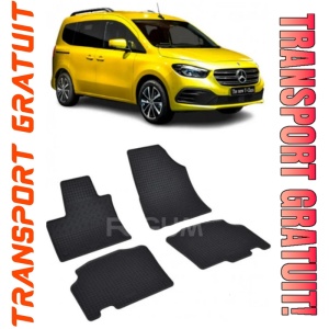 Mercedes T-Class fabricat din 04.2022 - Prezent, Van, set covorase auto dedicate, din cauciuc 100% Premium