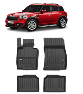 Mini Countryman I, Suv, Din 09.2010 - 01.2017 , Set Covorase Auto Tip Tavita Premium 3D, din cauciuc accesorii pentru autoturismul tau - masina v171598