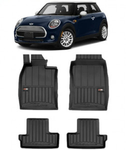 Mini One I Din 2001 - 10.2006, Hatchback , Set Covorase Auto Tip Tavita Premium 3D, din cauciuc accesorii pentru autoturismul tau - masina v162531