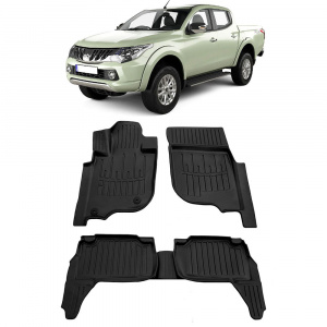 Mitsubishi L200 (2015-) Set covorase auto cauciuc G.Modern Line 3D accesorii pentru autoturismul tau - masina v66936