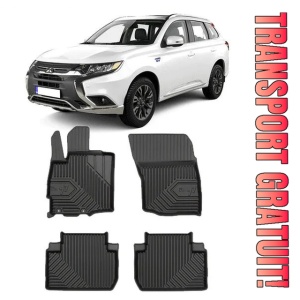 Mitsubishi Outlander III Din 09.2012 - Prezent, Suv , Set Covorase Auto Tip Tavita Premium 3D, din cauciuc
