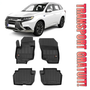 Mitsubishi Outlander III Phev, Suv, Din 09.2012 - Prezent , Set Covorase Auto Tip Tavita Premium 3D, din cauciuc