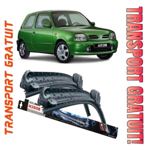 Nissan Micra Set 2 stergatoare parbriz Bosch Bosch Aerotwin compatibile cu Nissan Micra 2005 (53 cm / 45 cm)