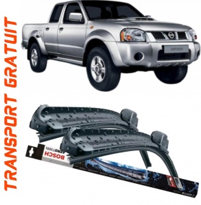 Nissan Np300 Set 2 stergatoare parbriz Bosch Bosch Aerotwin 60 cm/45 cm compatibile cu Nissan Np300 Navara (D40) din 2005 (60 cm / 45 cm) accesorii pentru autoturismul tau - masina v127004