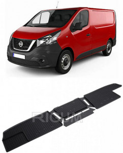Nissan Nv300 fabricat din 11.2016 - Prezent, Van, set covorase auto dedicate, din cauciuc 100% Premium accesorii pentru autoturismul tau - masina v152057