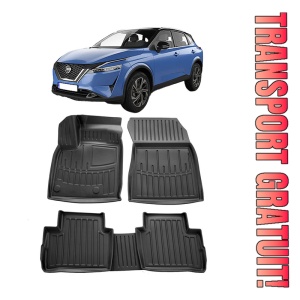 Nissan Qashqai (J12) (2021-2025) Set covorase auto cauciuc G.Modern Line 3D