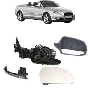 Oglinda Dreapta AUDI A4 B6 Convertible (8H7) din 2002 - 2005, Auto, Reglaj electric, Completa - Img 2