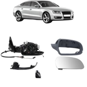 Oglinda Dreapta AUDI A5 Sportback (8TA) din 2009 - 2017, Auto, Reglaj electric, Completa - Img 2