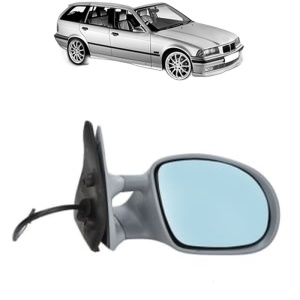 Oglinda Dreapta BMW Seria 3 Touring (E36) din 1995 - 1999, Auto, Reglaj electric, Completa - Img 2