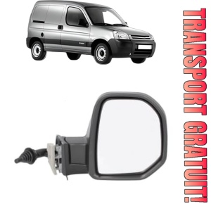 Oglinda Dreapta CITROEN BERLINGO / BERLINGO FIRST Box Body/MPV (M_) din 1996 - 2011, Auto, Reglaj mecanic, Completa