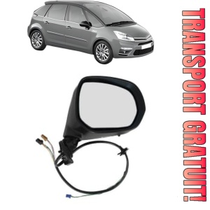 Oglinda Dreapta CITROEN C4 PICASSO I MPV (UD_) din 2006 - 2013, Auto, Reglaj electric, Completa