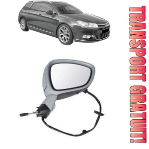Oglinda Dreapta CITROEN C5 III Break (RW_) din 2008 - 2017, Auto, Reglaj electric, Completa