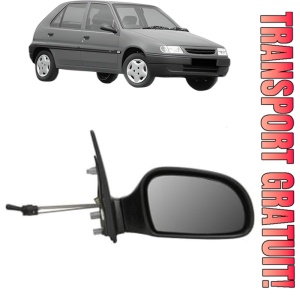 Oglinda Dreapta CITROEN SAXO (S0, S1) din 1996 - 2004, Auto, Reglaj mecanic, Completa