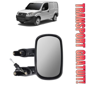 Oglinda Dreapta FIAT DOBLO Box Body/MPV (223_) din 2001 - 2010, Auto, Reglaj mecanic, Completa