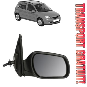 Oglinda Dreapta MAZDA 2 (DY) din 2003 - 2007, Auto, Reglaj mecanic, Completa