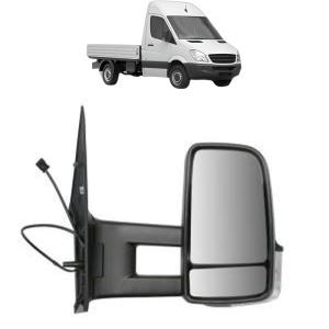 Oglinda Dreapta MERCEDES-BENZ SPRINTER 3,5-t Platform/Chassis (B906) din 2006 - 2018, Auto, Reglaj manual, Completa - Img 2