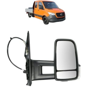 Oglinda Dreapta MERCEDES-BENZ SPRINTER 3,5-t Platform/Chassis (B907, B910) din 2018 - 2024, Auto, Reglaj electric, Completa - Img 2