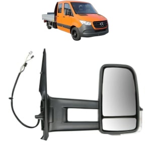 Oglinda Dreapta MERCEDES-BENZ SPRINTER 3,5-t Platform/Chassis (B907, B910) din 2018 - 2024, Auto, Reglaj electric, Completa - Img 2