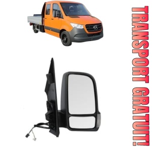 Oglinda Dreapta MERCEDES-BENZ SPRINTER 3,5-t Platform/Chassis (B907, B910) din 2018 - 2024, Auto, Reglaj electric, Completa