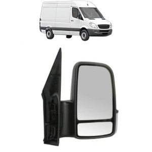 Oglinda Dreapta MERCEDES-BENZ SPRINTER 3,5-t Van (B906) din 2006 - 2018, Auto, Reglaj electric, Completa - Img 2