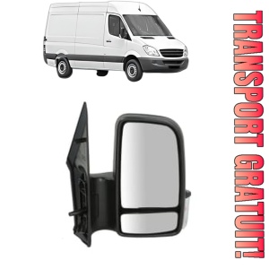 Oglinda Dreapta MERCEDES-BENZ SPRINTER 3,5-t Van (B906) din 2006 - 2018, Auto, Reglaj manual, Completa