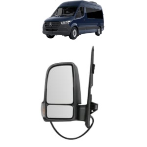 Oglinda Dreapta MERCEDES-BENZ SPRINTER 3,5-t Van (B907, B910) din 2018 - 2025, Auto, Reglaj electric, Completa - Img 2