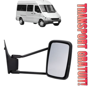 Oglinda Dreapta MERCEDES-BENZ SPRINTER 3-t Bus (B903) din 1995 - 2006, Auto, Reglaj manual, Completa