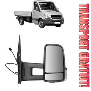 Oglinda Dreapta MERCEDES-BENZ SPRINTER 3-t Platform/Chassis (B906) din 2006 - 2018, Auto, Reglaj manual, Completa