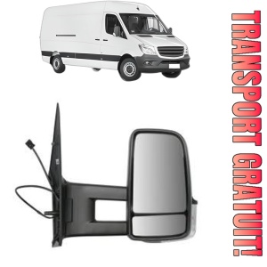 Oglinda Dreapta MERCEDES-BENZ SPRINTER 3-t Van (B906) din 2006 - 2018, Auto, Reglaj manual, Completa