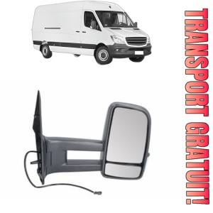 Oglinda Dreapta MERCEDES-BENZ SPRINTER 3-t Van (B906) din 2006 - 2018, Auto, Reglaj manual, Completa