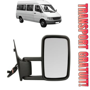 Oglinda Dreapta MERCEDES-BENZ SPRINTER 4-t Bus (B904) din 1996 - 2006, Auto, Reglaj electric, Completa