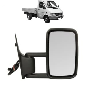 Oglinda Dreapta MERCEDES-BENZ SPRINTER 4-t Platform/Chassis (B904) din 1995 - 2006, Auto, Reglaj electric, Completa - Img 2
