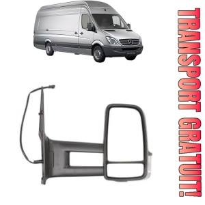 Oglinda Dreapta MERCEDES-BENZ SPRINTER 5-t Van (B906) din 2006 - 2018, Auto, Reglaj electric, Completa