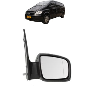 Oglinda Dreapta MERCEDES-BENZ VITO / MIXTO Van (W639) din 2003 - 2014, Auto, Reglaj manual, Completa - Img 2