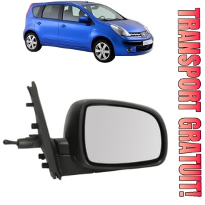 Oglinda Dreapta NISSAN NOTE (E11, NE11) din 2006 - 2013, Auto, Reglaj mecanic, Completa