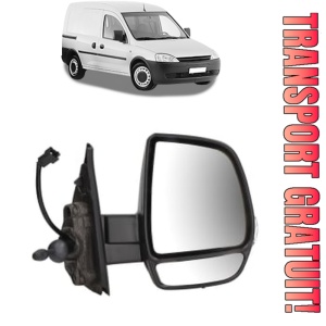Oglinda Dreapta OPEL COMBO Box Body/MPV din 2001 - 2012, Auto, Reglaj mecanic, Completa