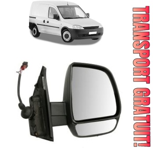 Oglinda Dreapta OPEL COMBO Box Body/MPV din 2001 - 2012, Auto, Reglaj mecanic, Completa