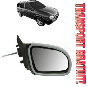 Oglinda Dreapta OPEL CORSA B Estate (S93) din 1999 - 2002, Auto, Reglaj mecanic, Completa