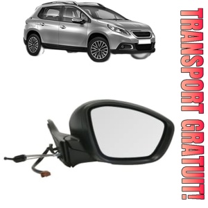 Oglinda Dreapta PEUGEOT 2008 I (CU_) din 2013 - 2019, Auto, Reglaj mecanic, Completa