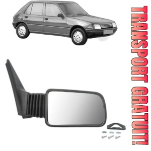 Oglinda Dreapta PEUGEOT 205 II (20A/C) din 1987 - 1998, Auto, Reglaj manual, Completa