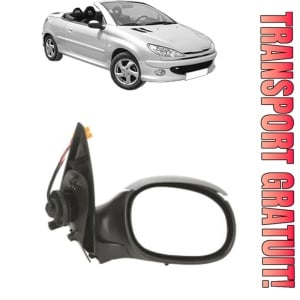 Oglinda Dreapta PEUGEOT 206 CC (2D) din 2000 - 2007, Auto, Reglaj electric, Completa